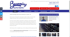 Desktop Screenshot of browningautoparts.com